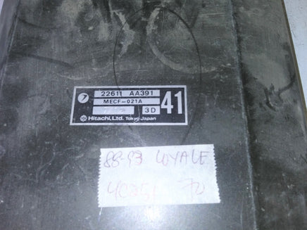 1988-1993 Subaru Loyale ecm ecu computer 22611 AA391