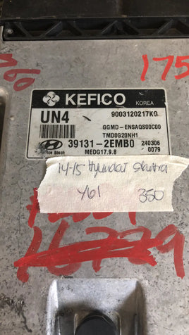 Hyundai Elantra 2014-2015 ecm ecu computer 39131-2EMB0