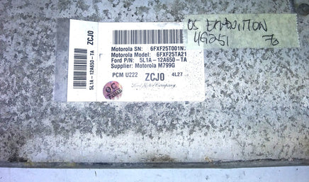 5L1A-12A650-TA ecm ecu computer 2005 Ford Expedition**TESTED**