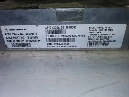 15199672 Chevy Trailblazer or GMC Envoy 2003-2006 Onstar module