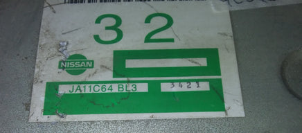 JA11C64 BL3 ecm ecu computer 1993 Nissan Sentra