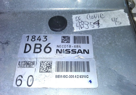 NEC018-684 ECM ECU computer 2016-2017 Nissan Sentra