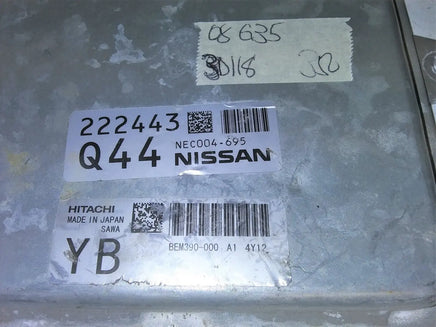 2008 Infiniti G35 ecm ecu computer NEC004-695