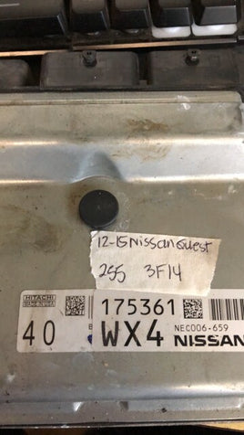NEC006-659 Nissan Quest 2012-2015 ecm engine computer module