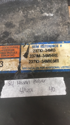 23710-34M13 Nissan Pulsar ecm ecu computer 1984