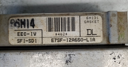 E7SF-12A650-L1A Ford ecm ecu computer E7SF-12A650-L1A