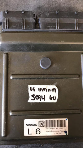2006 Infiniti M35 ecm ecu computer MEC35-691
