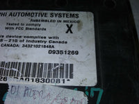 09351269 bcm body control module 2001 Pontiac Grand Am or Alero