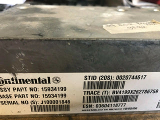 2007 Buick Rendezvous Onstar Communication Control Module 15934199