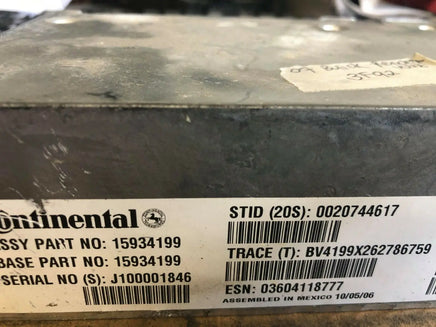 2007 Buick Rendezvous Onstar Communication Control Module 15934199