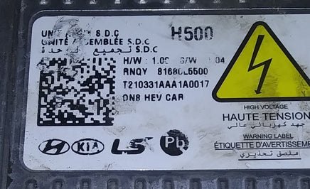 81680L5500 Solar DC Converter Control Module 2020-2023 Hyundai Sonata
