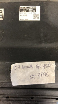 2007 Lexus GS450H ecm  ecu computer 89661-30C90
