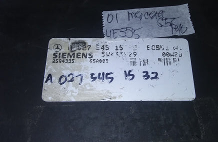 A 027 545 15 32 TCM transmission computer 2001 Mercedes S55