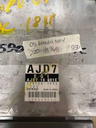 AJD7 18 881E ecm ecu computer  2005 Mazda MPV