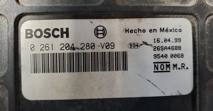 0 261 204 280 V09 VW Jetta or Golf 1997 ecm ecu computer