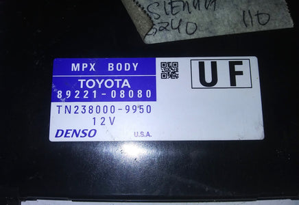 89221-08080 multiplex relay module 2018 Toyota Sienna