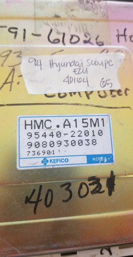 95440-22010 Hyundai Scoupe 1994 ecm ecu computer