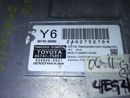 86741-75021 Lexus GS350 GS450 2006-2011 communication telematics control module