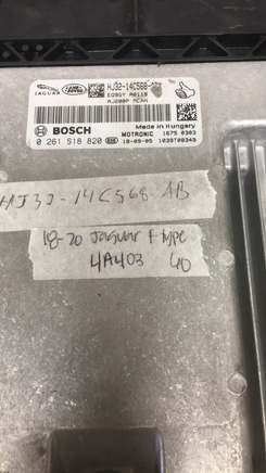 HJ32-14C568-AB Jaguar S-type 2018-2020 ecm ecu computer