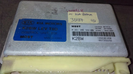K2BW LEV T8D ecm ecu computer 2001-2003 Kia Spectra