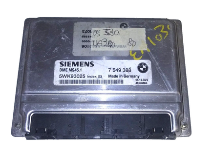7 549 388 ecm ecu computer 2005 BMW 530i 530