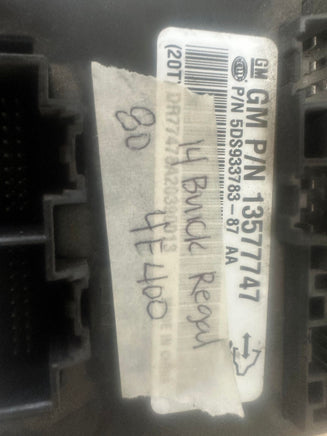 NEC015-091 Buick Regal memory seat control module computer 2014