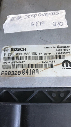 2018 Jeep Compass  ecm ecu computer P68328041AA