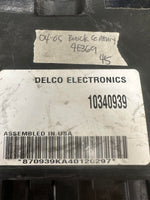 10340939 bcm body control module 2004-2005 Buick Century or Regal