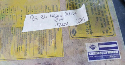 1985-1986 Nissan 200SX ecu ecm computer A11-670 990