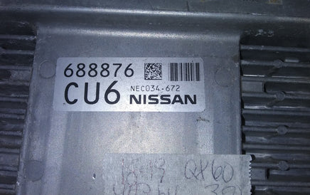 NEC034-672 ecm ecu computer 2018-2019 Infiniti QX60