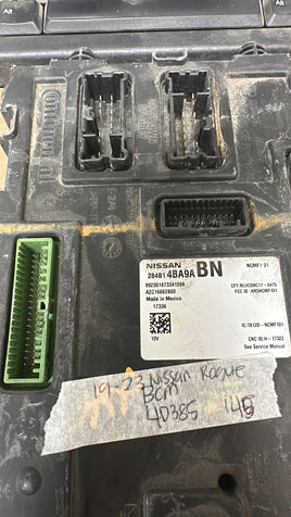 284B1 4BA9A Nissan Rogue 2019-2023 body control module computer
