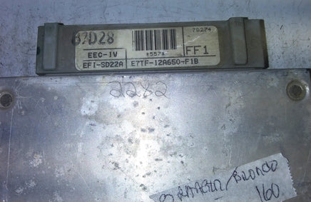 E7TF-12A650-F1B Ford Ranger or Bronco 1987 ecm ecu computer
