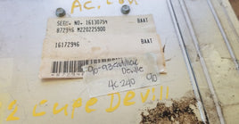 1990-1993  Cadillac Deville Engine Control Module 16172946