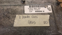 37820-RNA-A82 Honda Civic 2011 ecu ecm computer