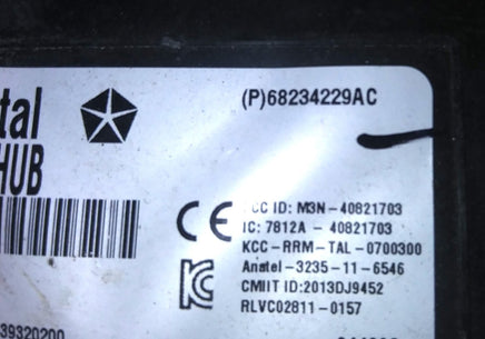(P)68234229AC Keyless Entry Module 2015-2019 Dodge Charger