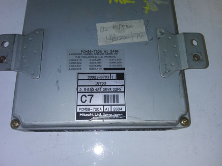 2002 Suzulki  Viatara ecm ecu computer 33921-67D31