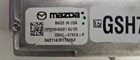 GSH7-67XCX-P Mazda 6, CX3, CX5 or CX9 camera 2019-2021