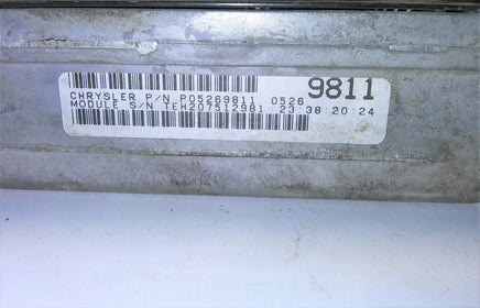 P05269811 Dodge Avenger or Sebring 1996 ECM Ecu computer