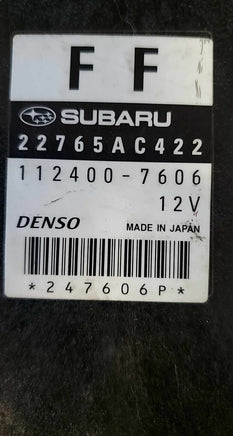 22765AC422  Subaru Impreza 2012 ecu ecm computer