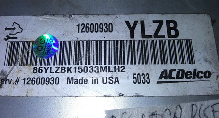 12600930 ecm ecu computer 2008 Buick LaCrosse