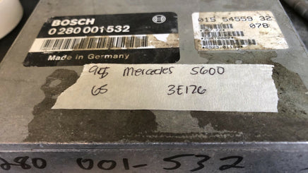 0 280 001 532 engine control module 1995 Mercedes S600