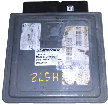 7 581 123 ecm ecu computer 2007-2010 BMW 328i 328