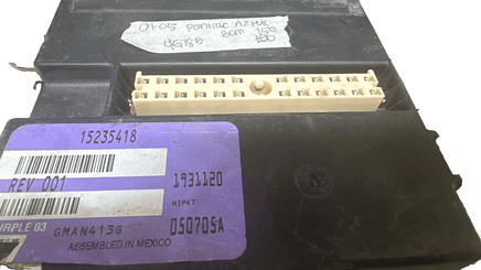 15235418 Pontiac Aztek 2001-2005 BCM body cotrol module - Swan Auto