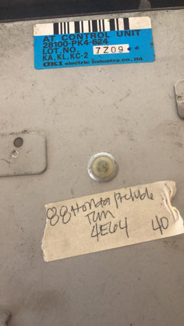 1988 Honda Prelude tcm transmission computer 28100-PK4-624