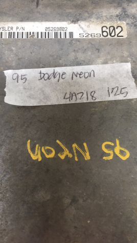 05269602 Dodge or Plymouth Neon 1995  ecm ecu computer