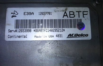 12657781 ECM ECU computer 2013-2015 Chevrolet Malibu TESTED GOOD