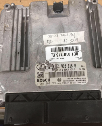 8E1 910 115 G ecm ecu computer 2008-2009 Audi A4