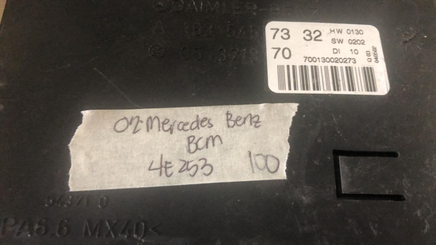 700130020273 Mercedes ML500 2002 Body Control Module