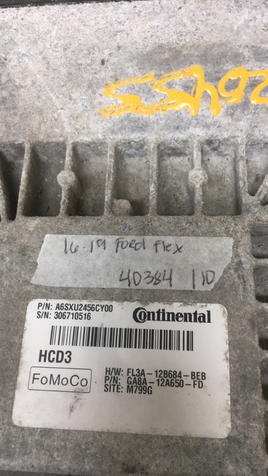 GA8A-12A650-FD Ford Flex ecm ecu computer 2016-2019