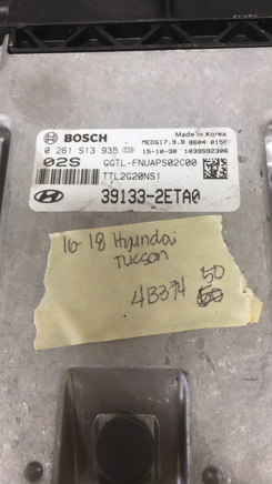 39133-2ETA0 Hyundai Tucson 2016-2018 ecu ecm computer